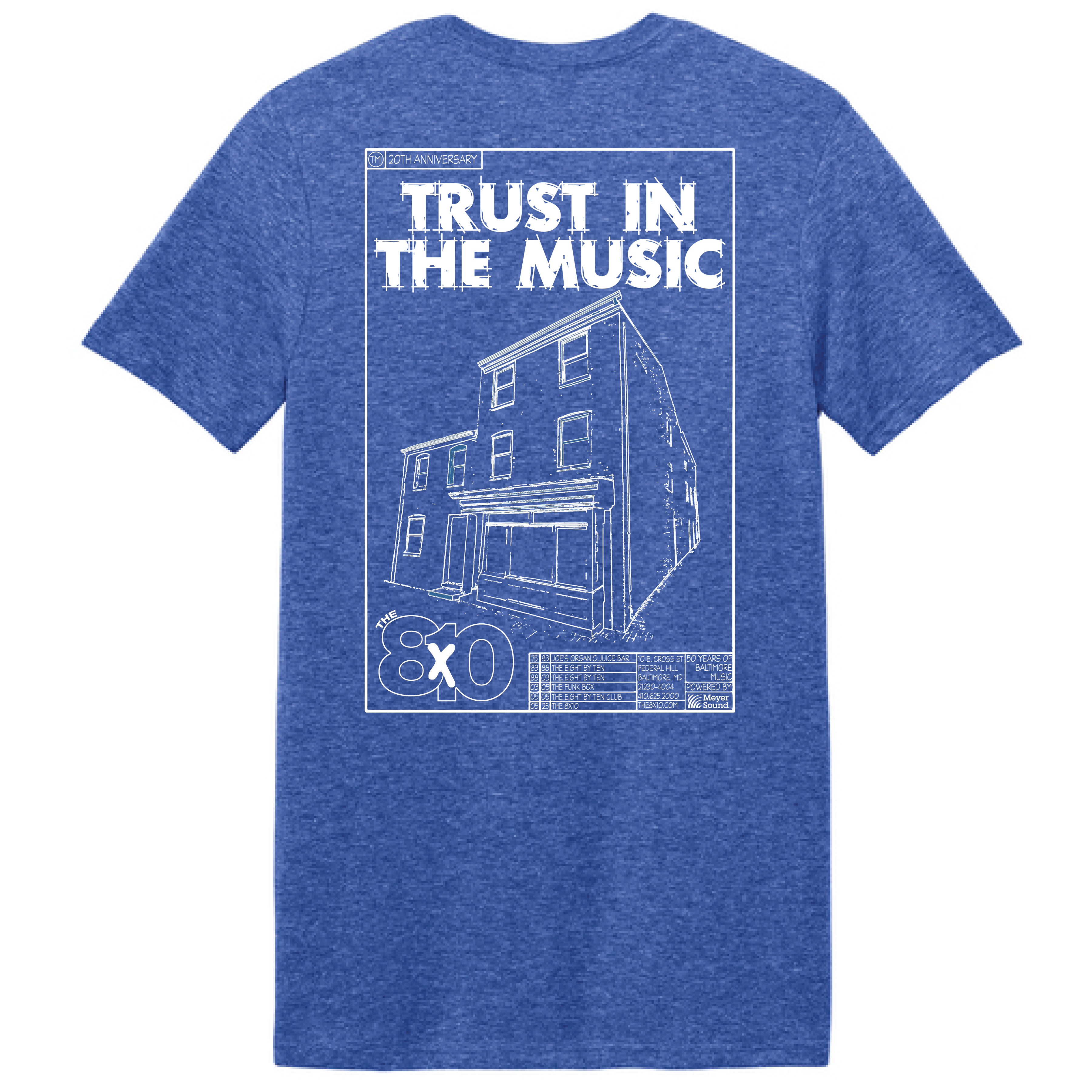 8x10 Trust in the Music Tee (PRESALE ONLY)